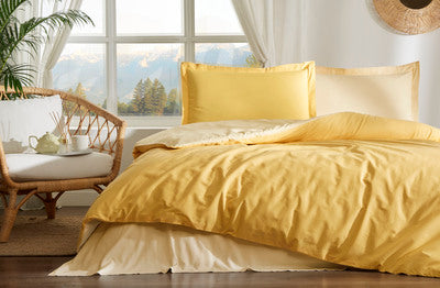 Единичен спален комплект «Sarisi» - 3 части, памук, ранфорс