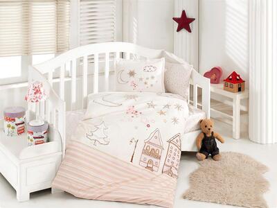 Бебешки спален комплект Özdilek Bebe Pembe Stella