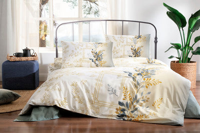 Двоен спален комплект «Sari Canola» - 4 части, ранфорс, полиестер