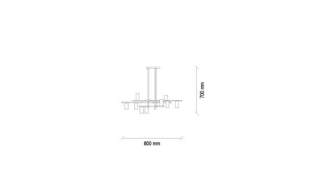 Висяща лампа за таван «Electra»