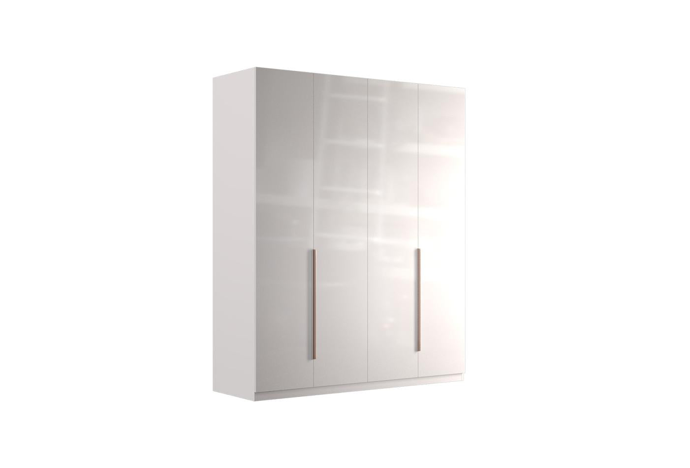 Четирикрилен гардероб Legato White