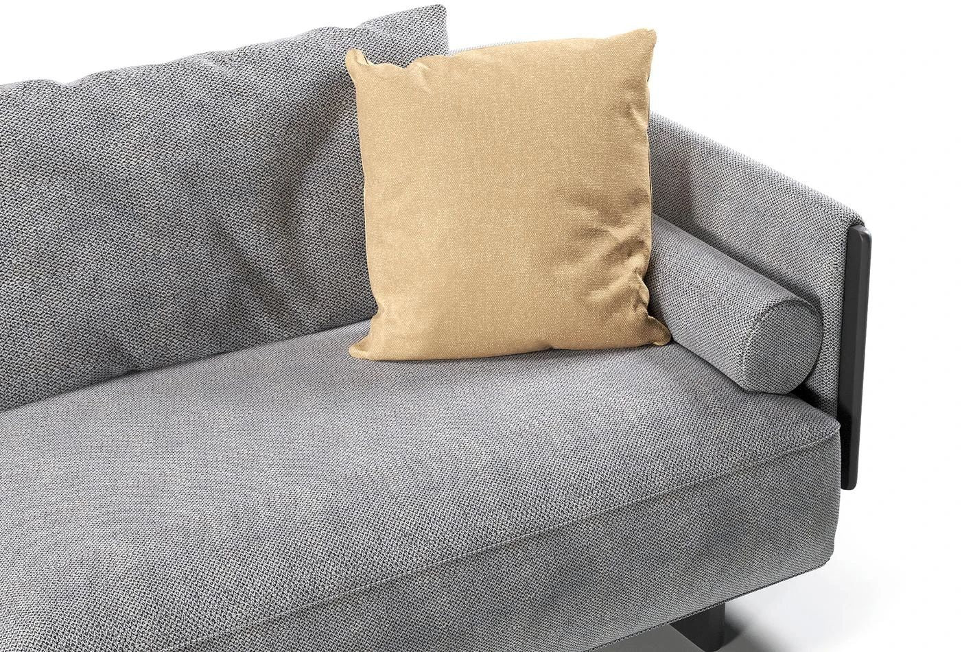 Триместен диван «Canton» + 5 декоративни възглавници, ширина 220см