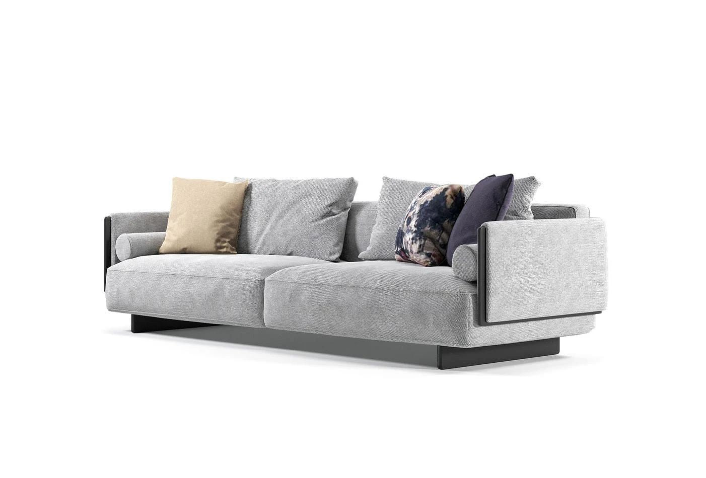 Четириместен диван «Canton» + пет декоративни възглавници, ширина 260см