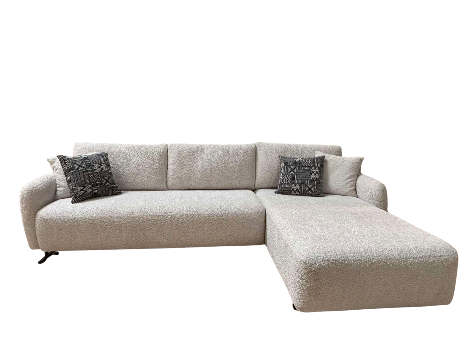 Ъглов разтегателен диван «Arda» + четири декоративни възглавници, ширина 250 или 280см