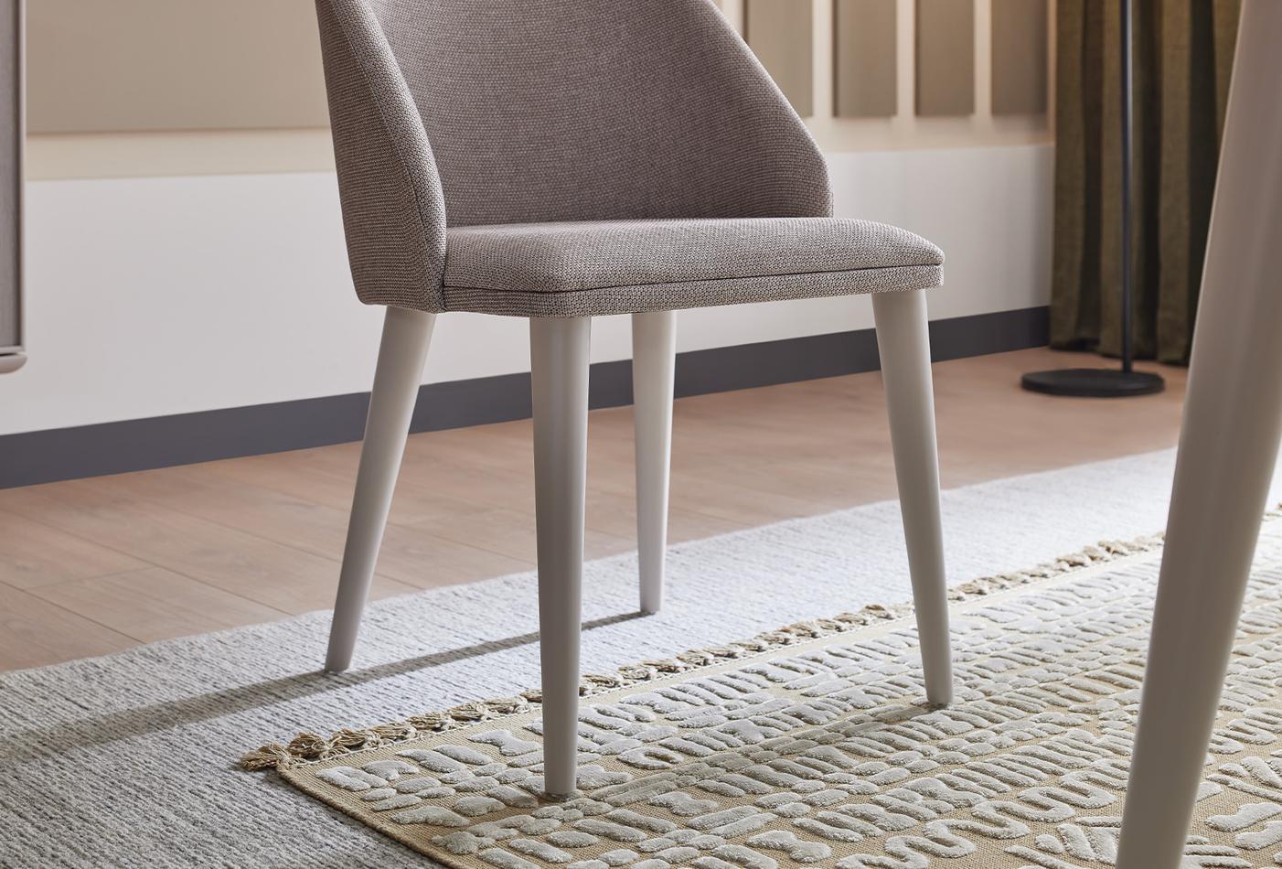 Трапезен стол «Basel» с подлакътници, с тапицерия