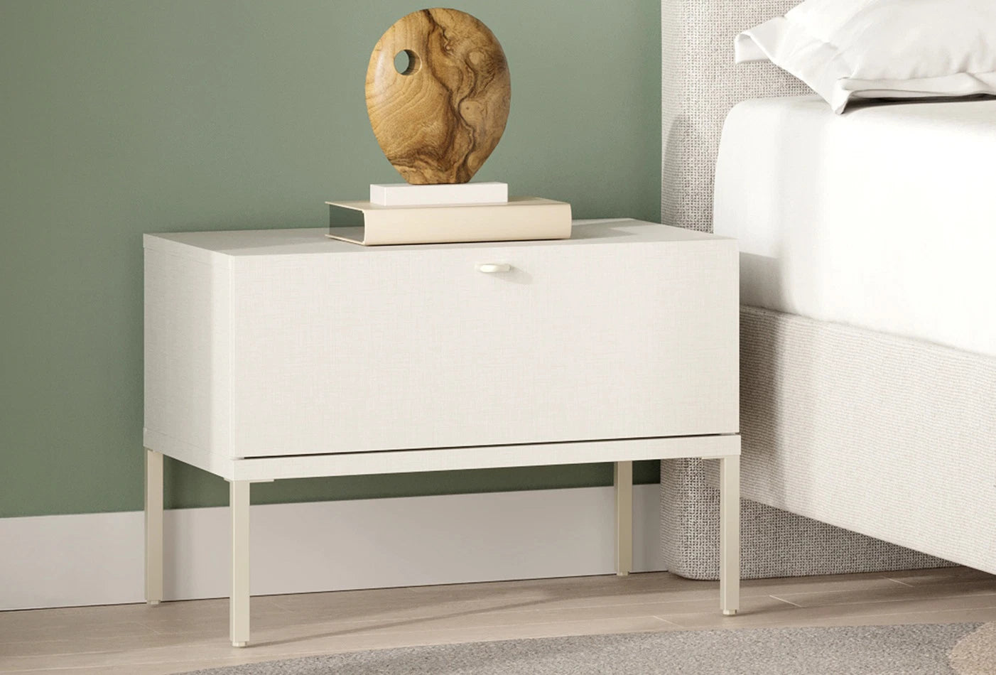 Шкаф «Fit & Flex» с чекмедже, метални крака, размер 65х48х48см