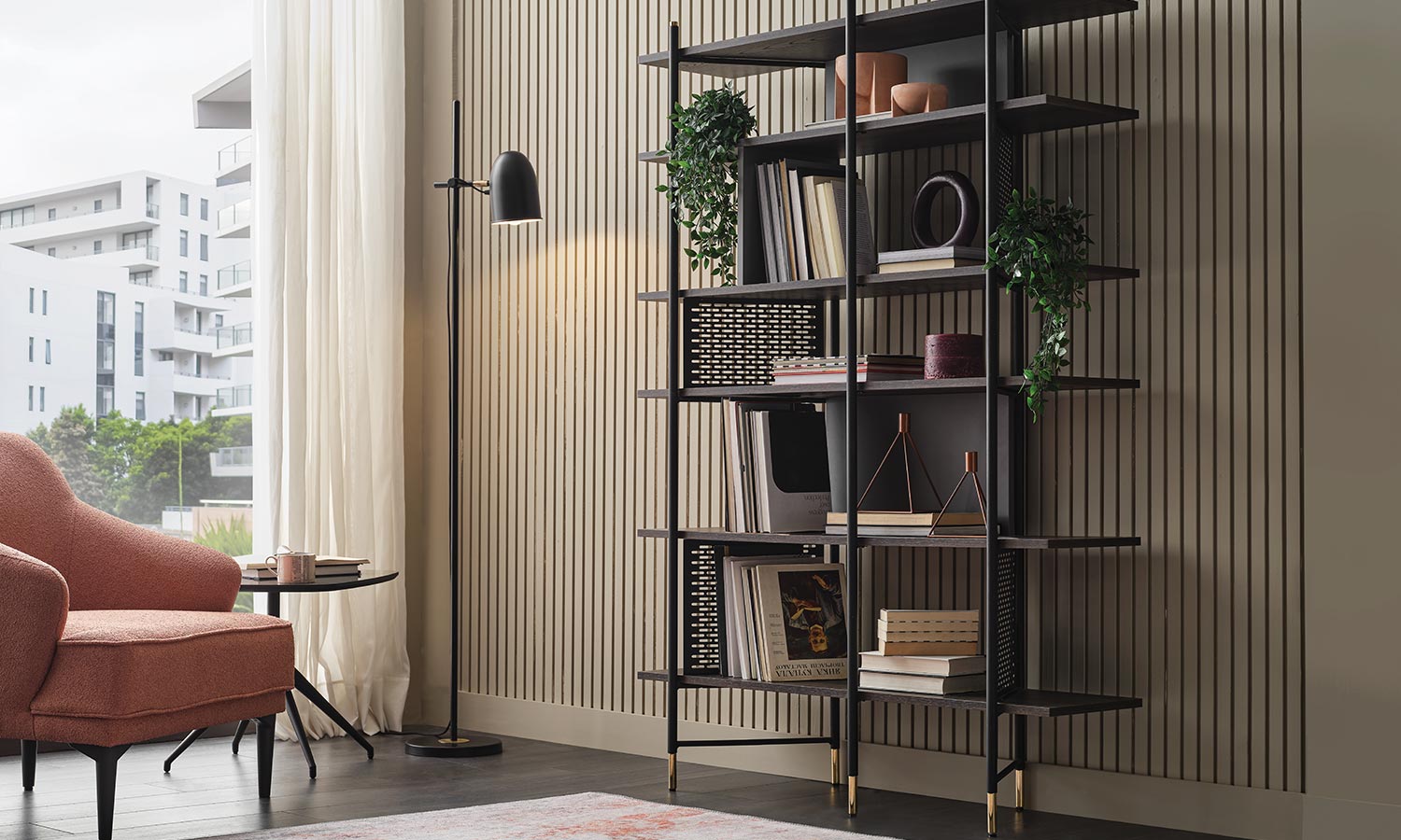 Етажерка «Dark» с размер 120x178x31см