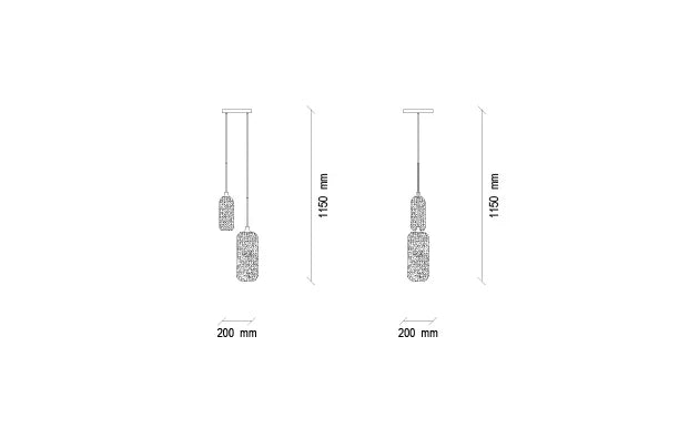 Висяща лампа за таван «Maya»