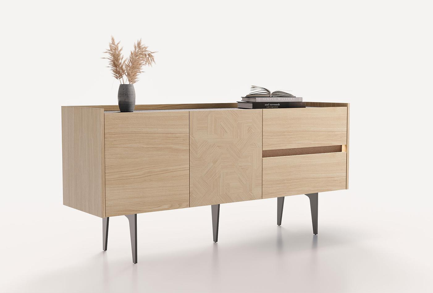 Бюфет «Terra» с две чекмеджета, размер 167х80х47см