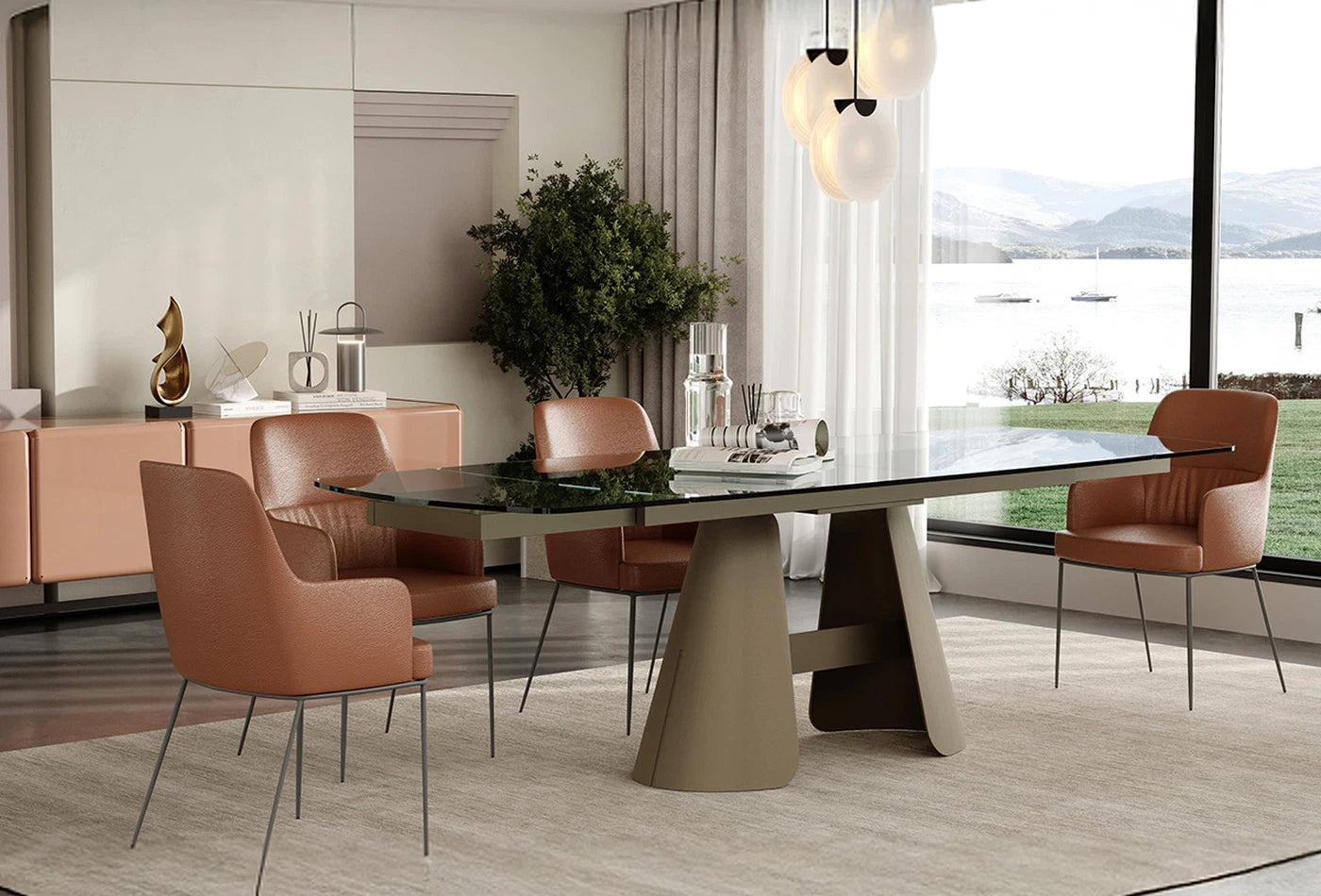 Трапезна разтегателна маса «Salda» с размер 180х76х90см