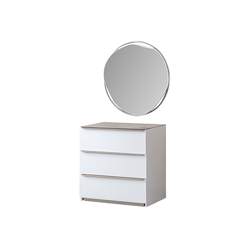 Тоалетка «Noble Teen» + табуретка, с две чекмеджета, размер 78х78х50см