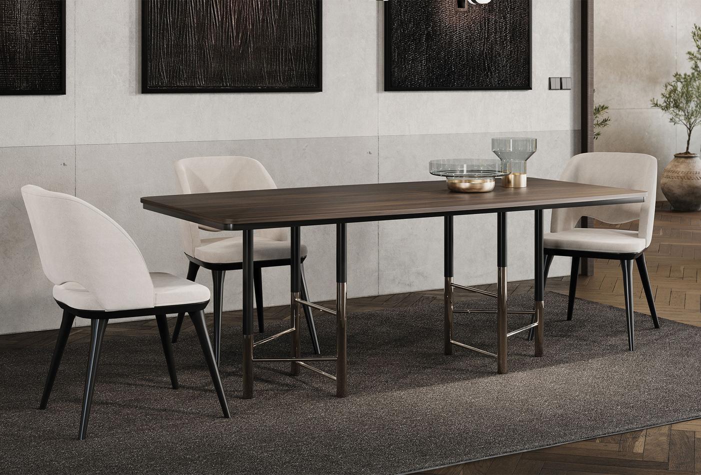 Трапезен стол «Parma» с тапицерия