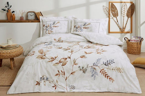 Единичен спален комплект «Cuivre» - 3 части, памук, ранфорс