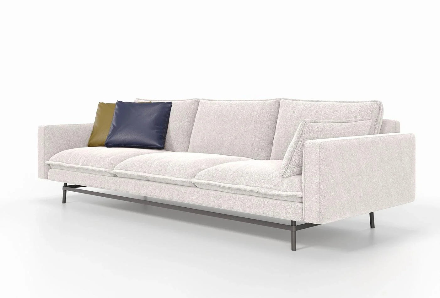 Триместен диван «Bond Street» + декоративни възглавници, ширина 274см