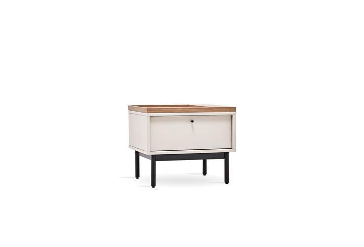 Нощно шкафче «Loreto» + чекмедже, размер 57х48х48см