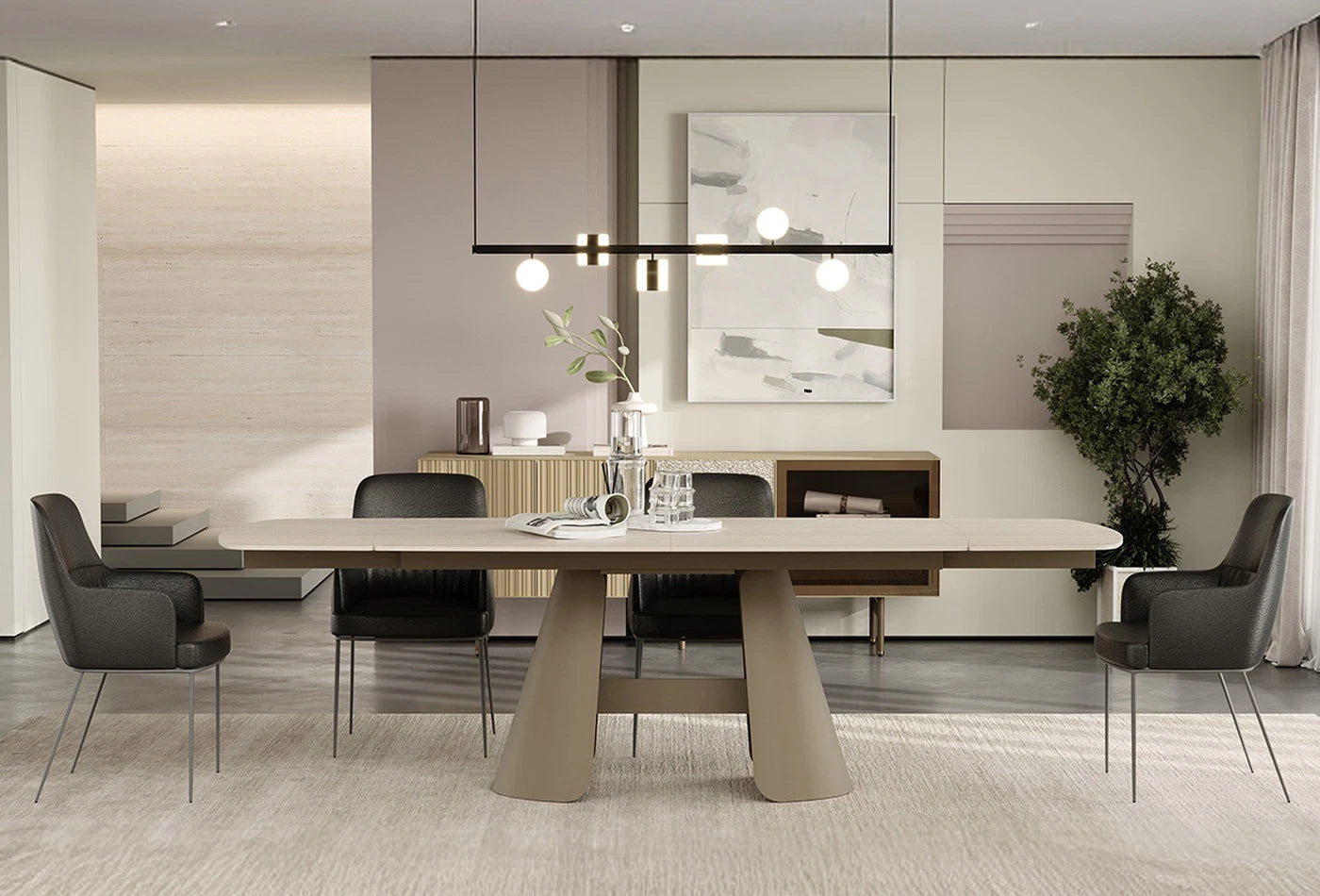 Трапезна разтегателна маса «Salda» с размер 180х76х90см