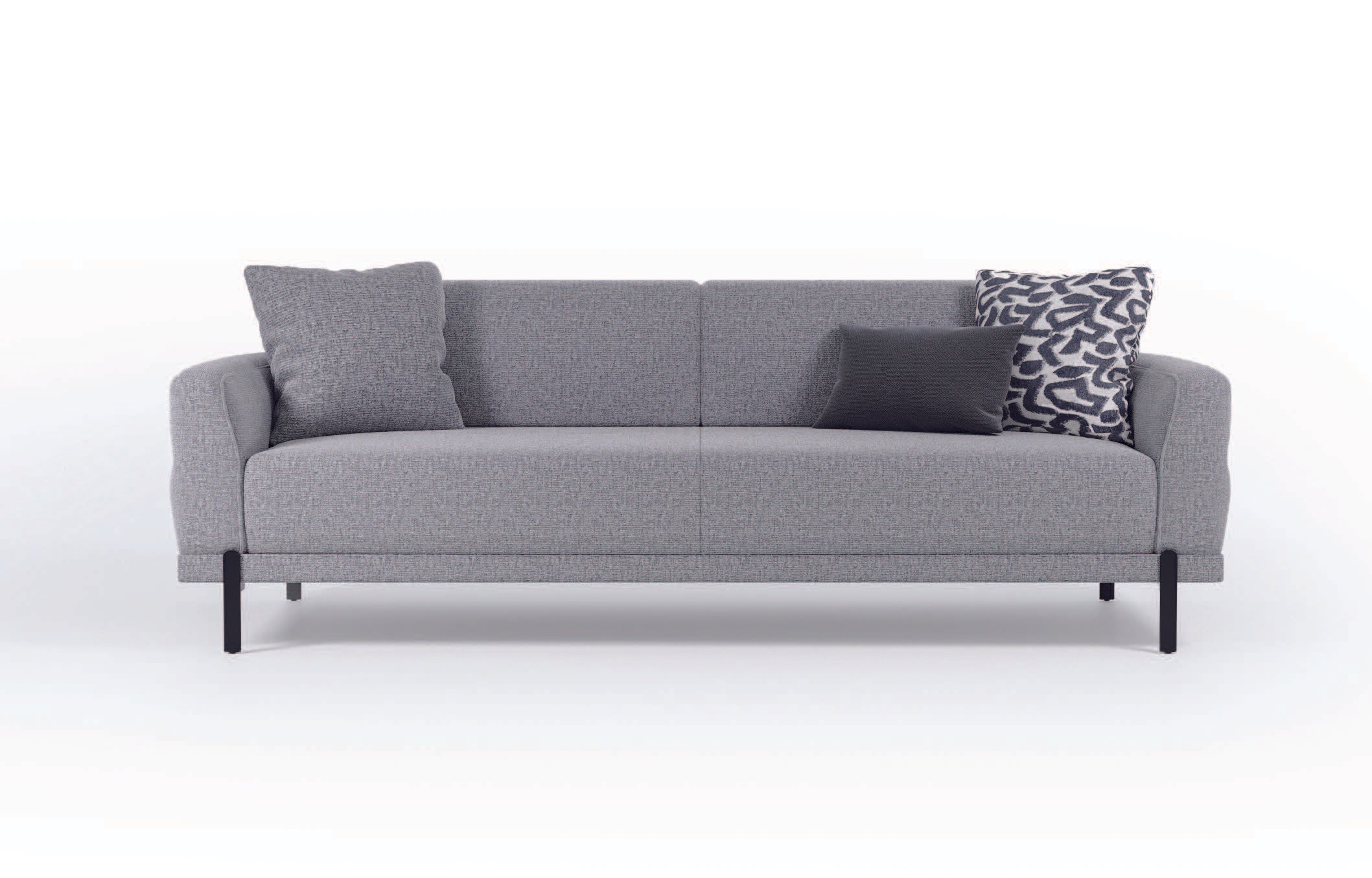 Триместен разтегателен диван «Terra» + 3 декоративни възглавници, ширина 226см