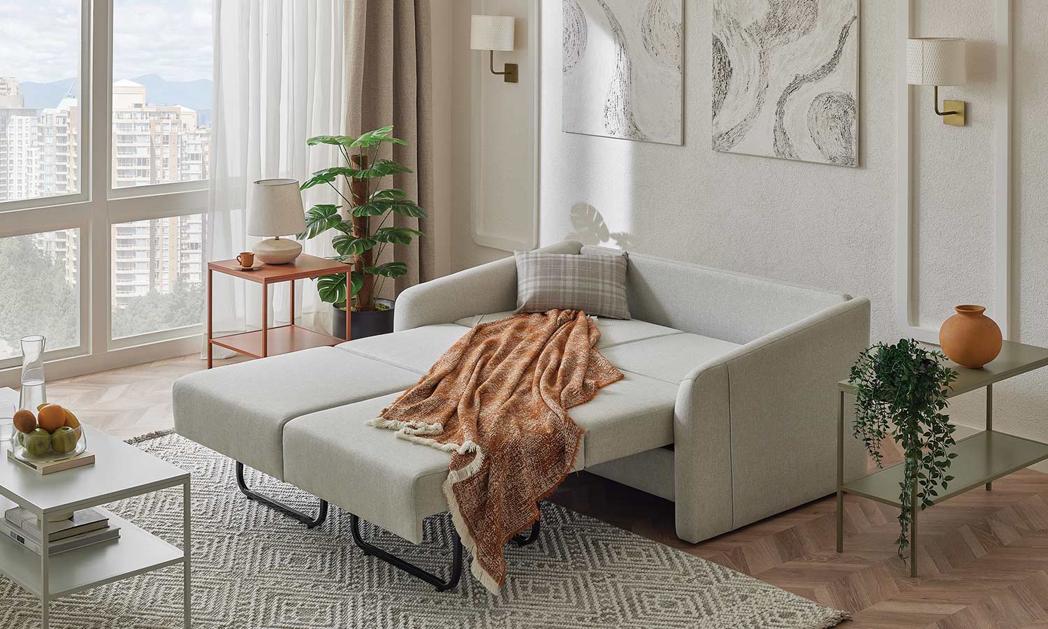 Двуместен разтегателен диван «Ester» - ширина 165см