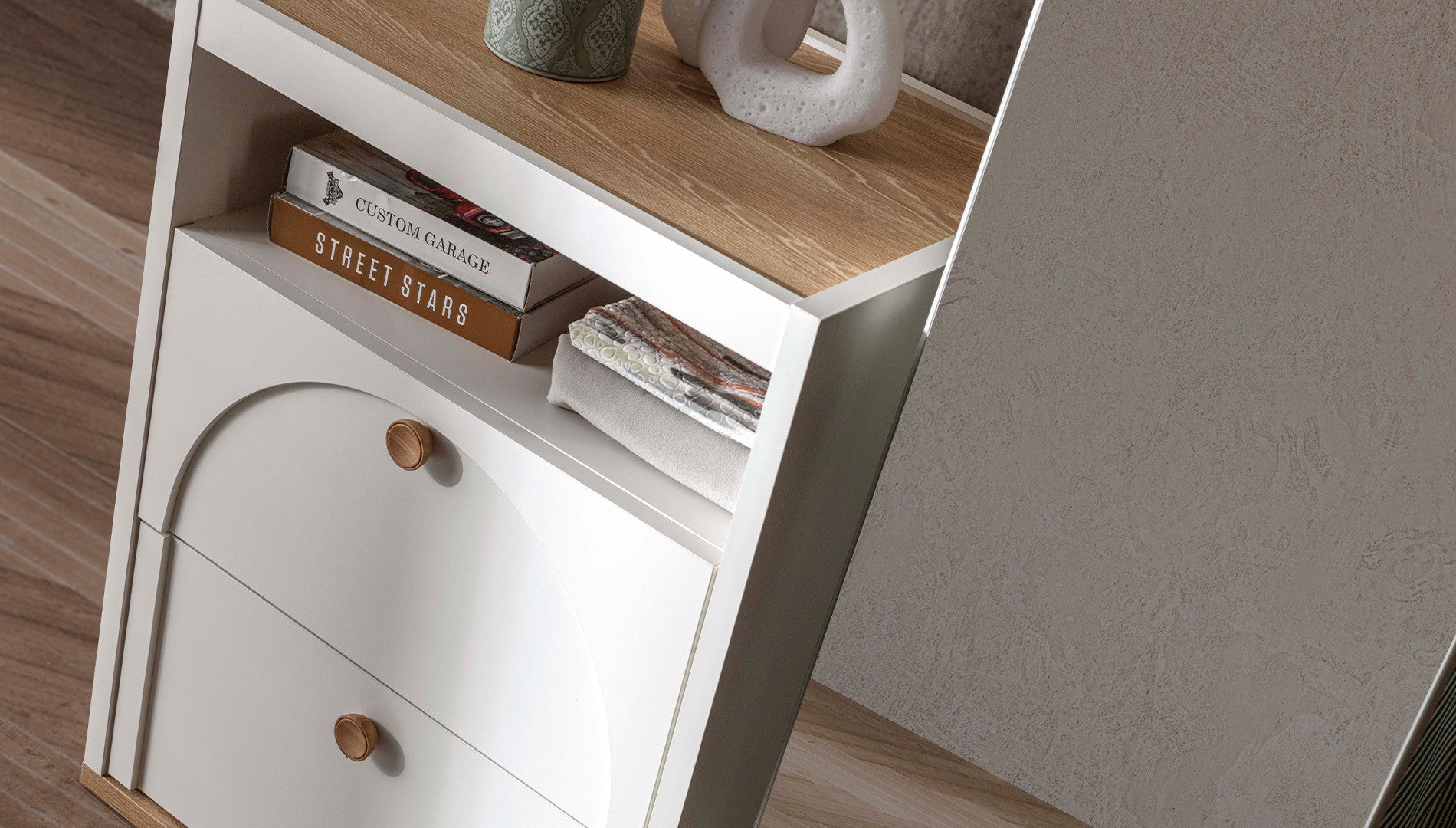 Скрин «Granada» + огледало, с две чекмеджета, размер 110х162х45см