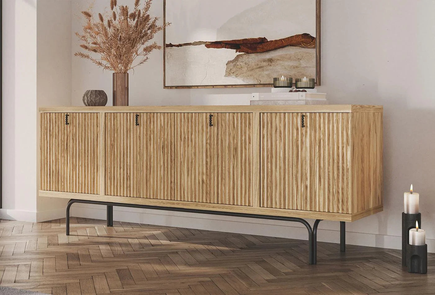 Бюфет «Austin» с две чекмеджета, размер 209х81х48см