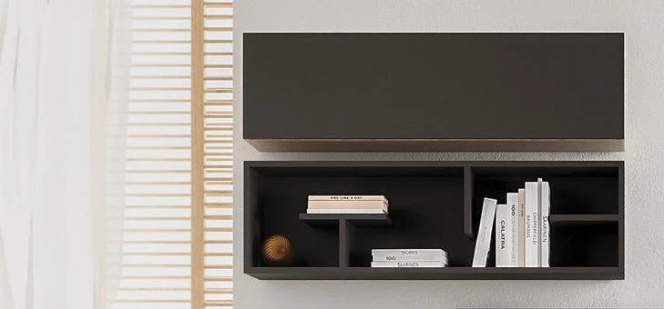 ТВ шкаф за стена «Terra Dark» с размер 115х32х34см