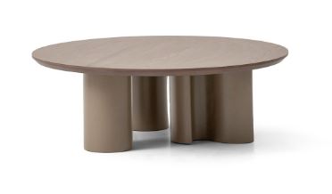 Холна маса «Pera» с естествен фурнир, размер 90х30х90см