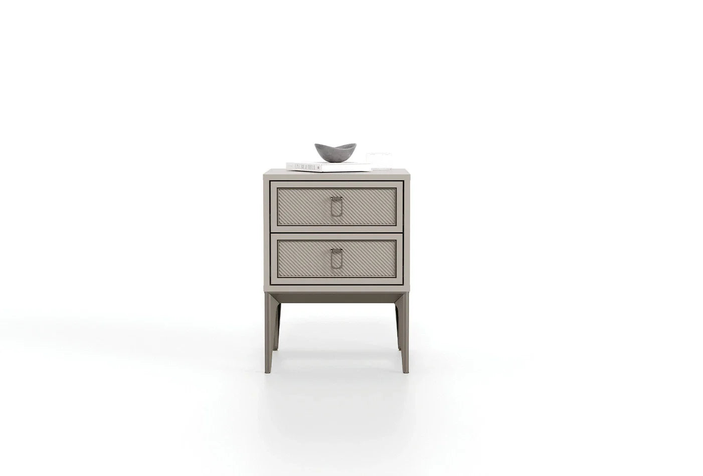 Нощно шкафче «Hera» + две чекмеджета, размер 45х66х48см