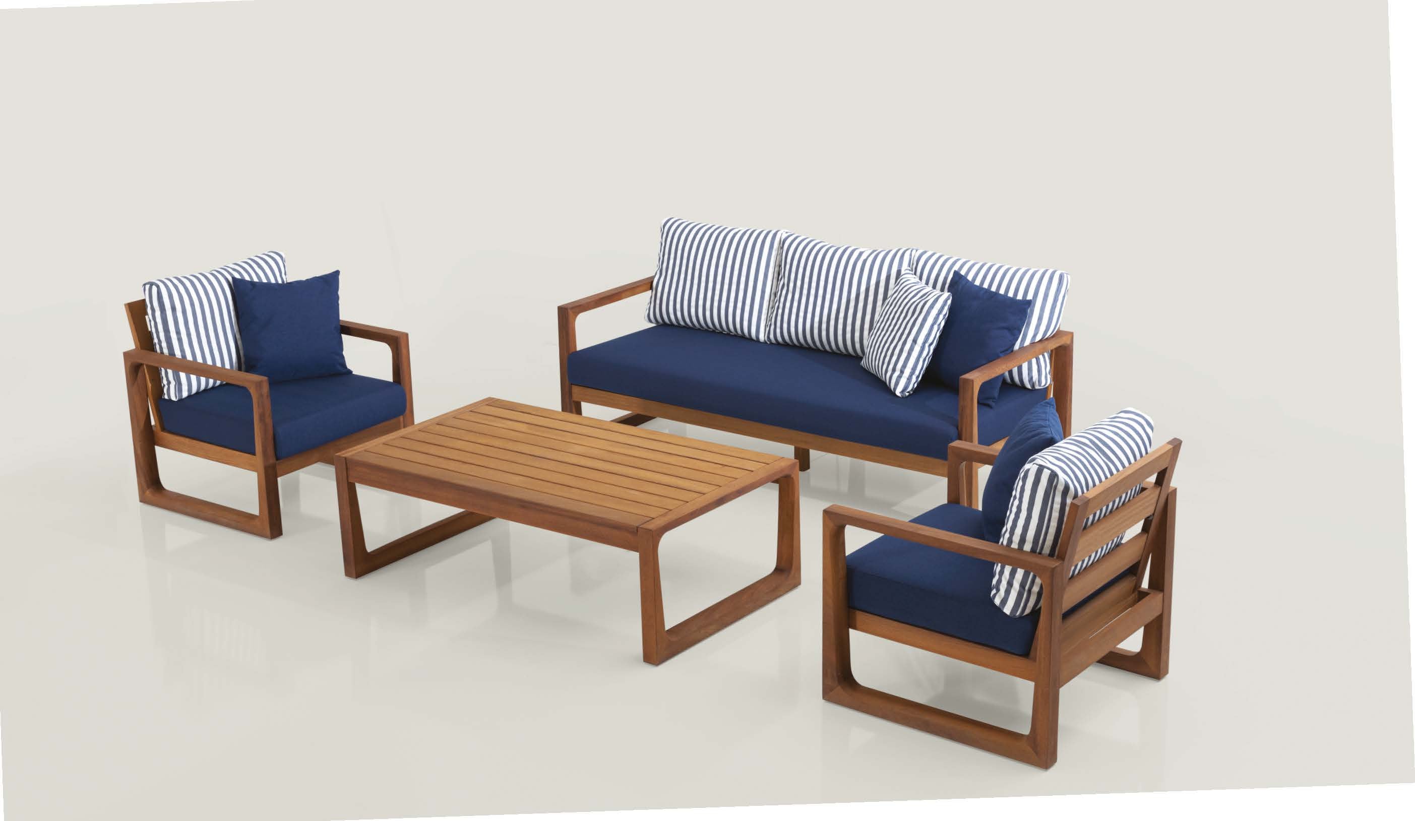 Градинско канапе «Deep» с африкански тик