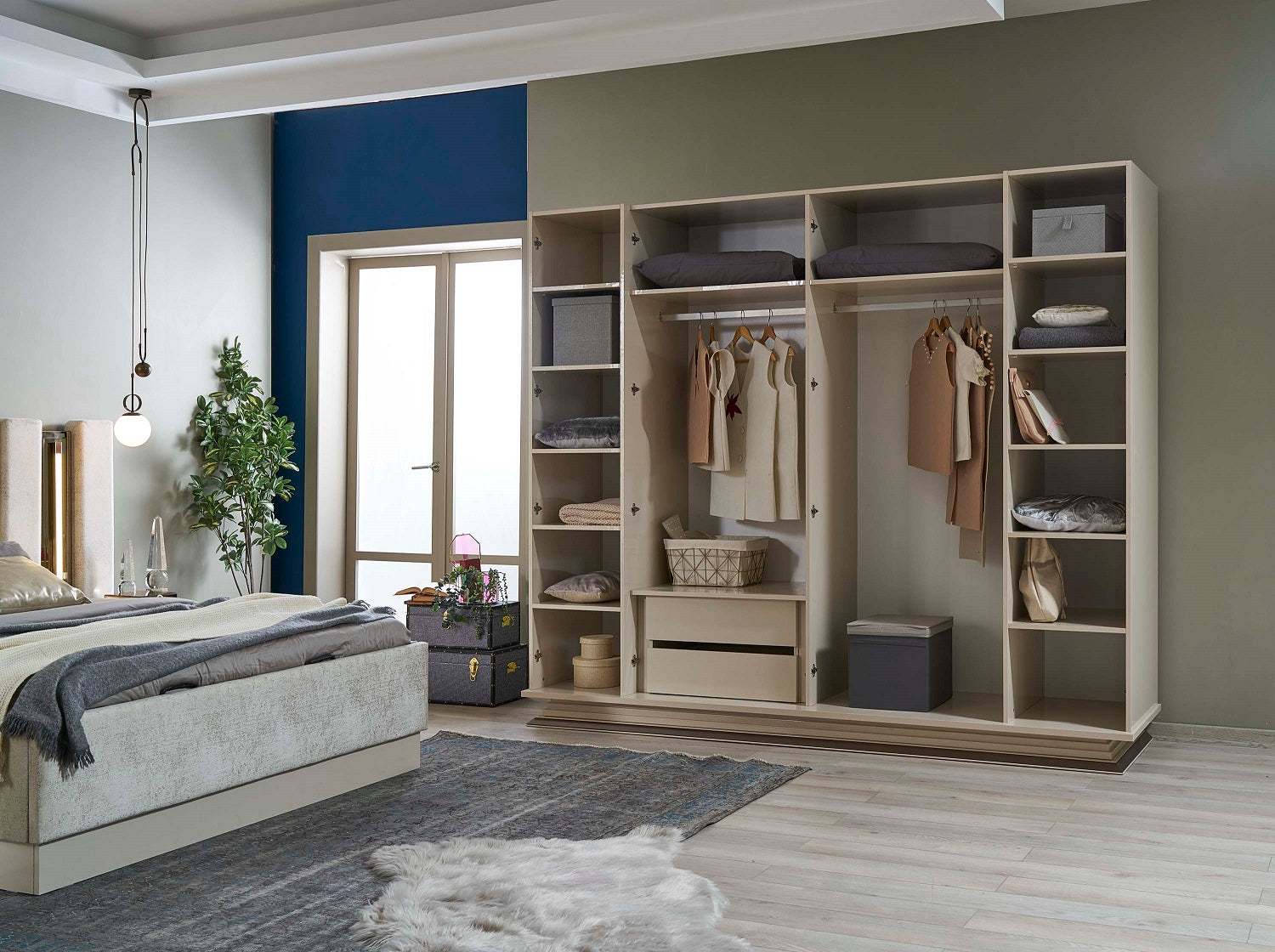 Шесткрилен гардероб Felix