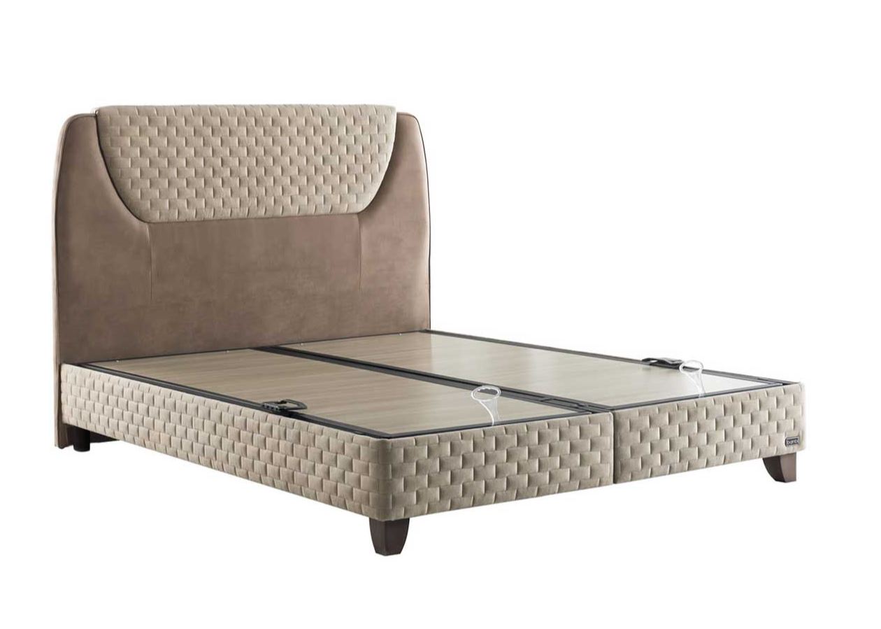 Тапицирано легло «Serenity» + Матрак и табла - с място за съхранение, повдигащ механизъм, система за безшумно затваряне