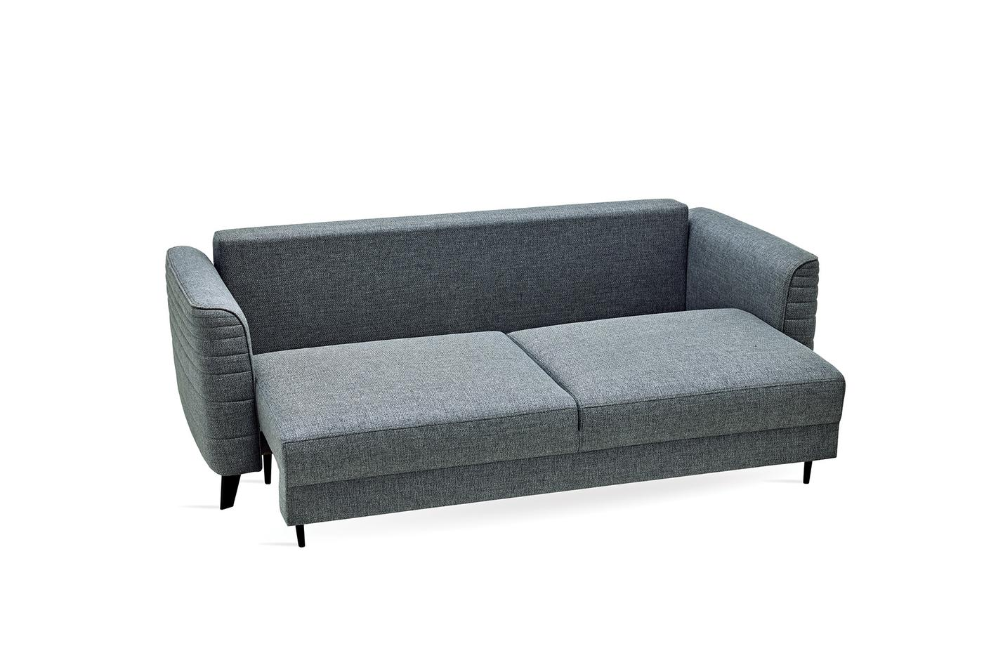 Триместен разтегателен диван «Grace» + 3 декоративни възглавници, ширина 225см