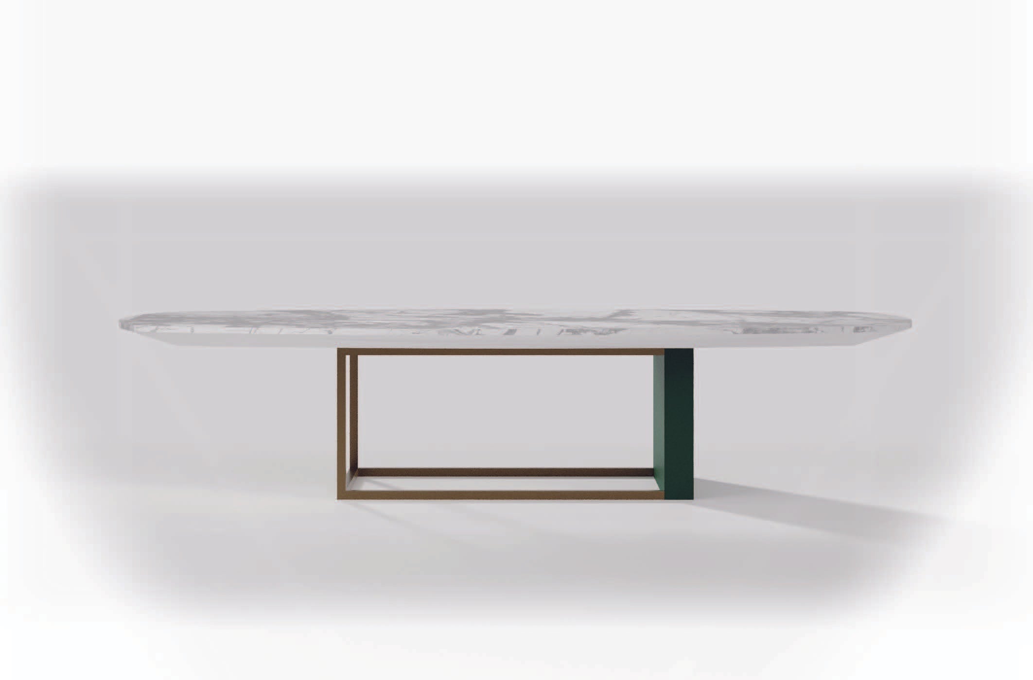 Голяма холна маса «Havana» с керамика или мрамор, размер 140х30х64см