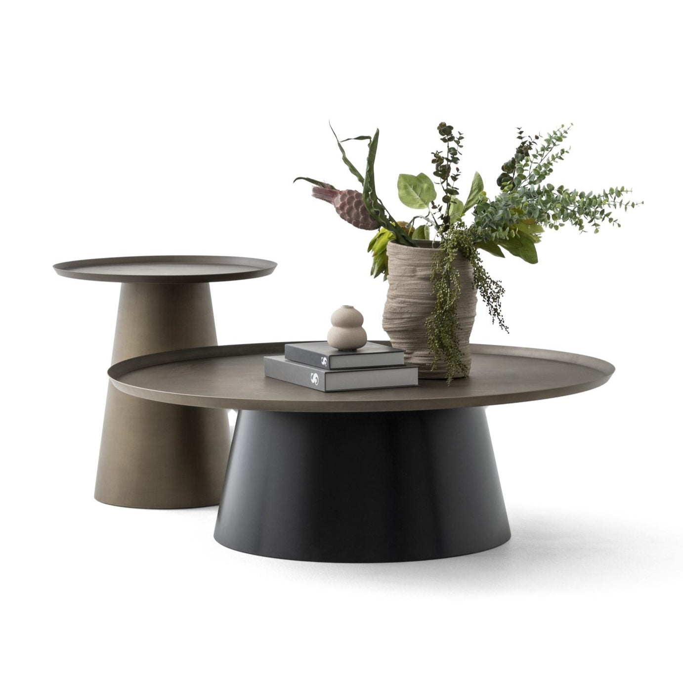 Холна маса «Harmony Big» с метален плот, размер 105х36х105см