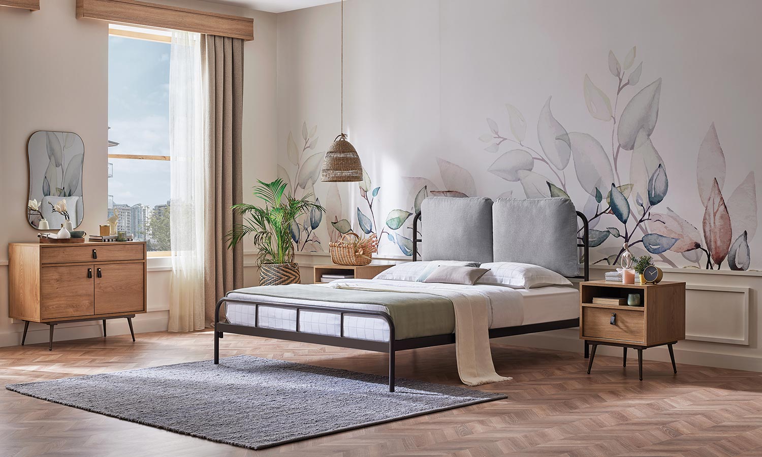 Легло «Helis» + табла - с метална основа