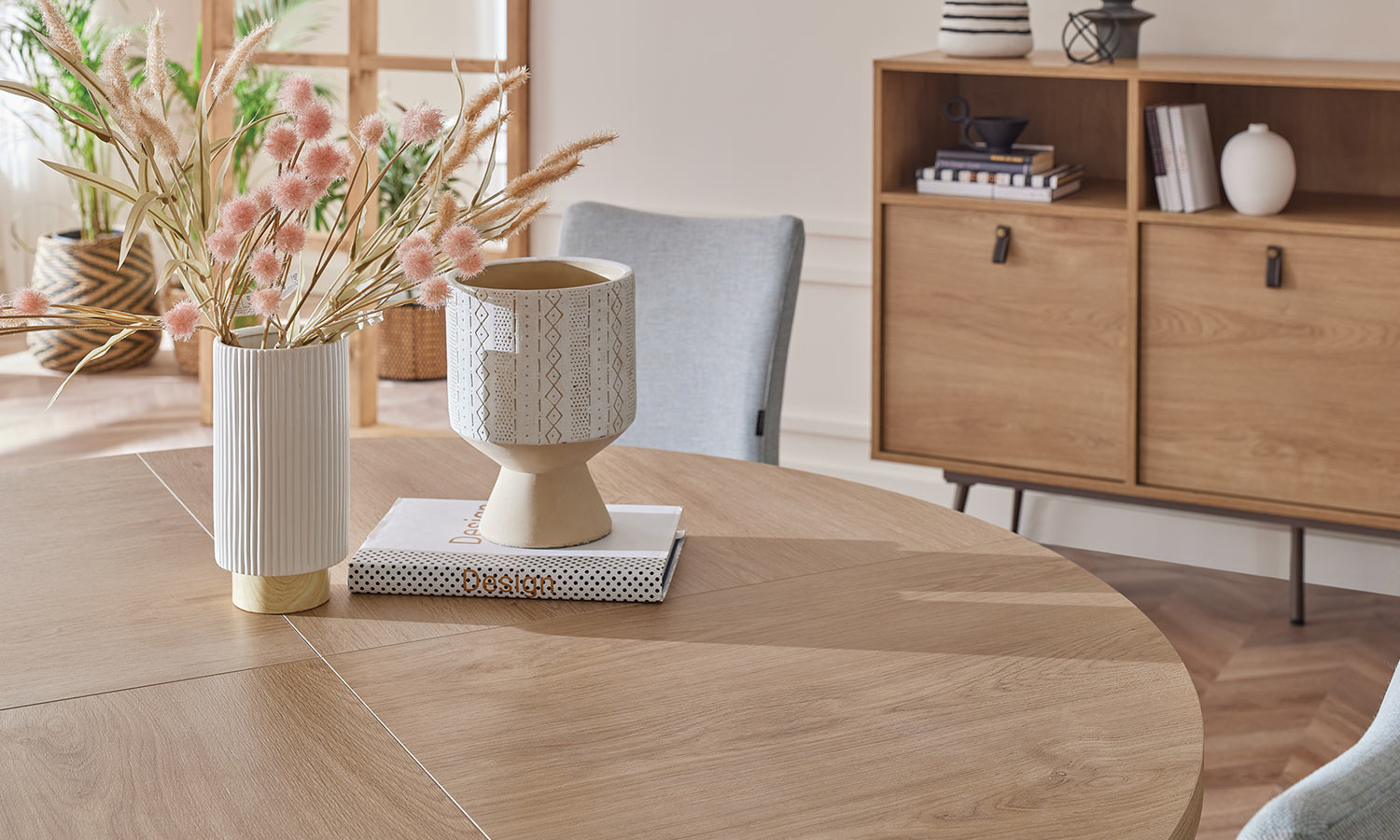 Трапезна маса «Helis Round» с размер 140х76х140см