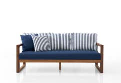 Градинско канапе «Deep» с африкански тик