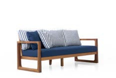 Градинско канапе «Deep» с африкански тик