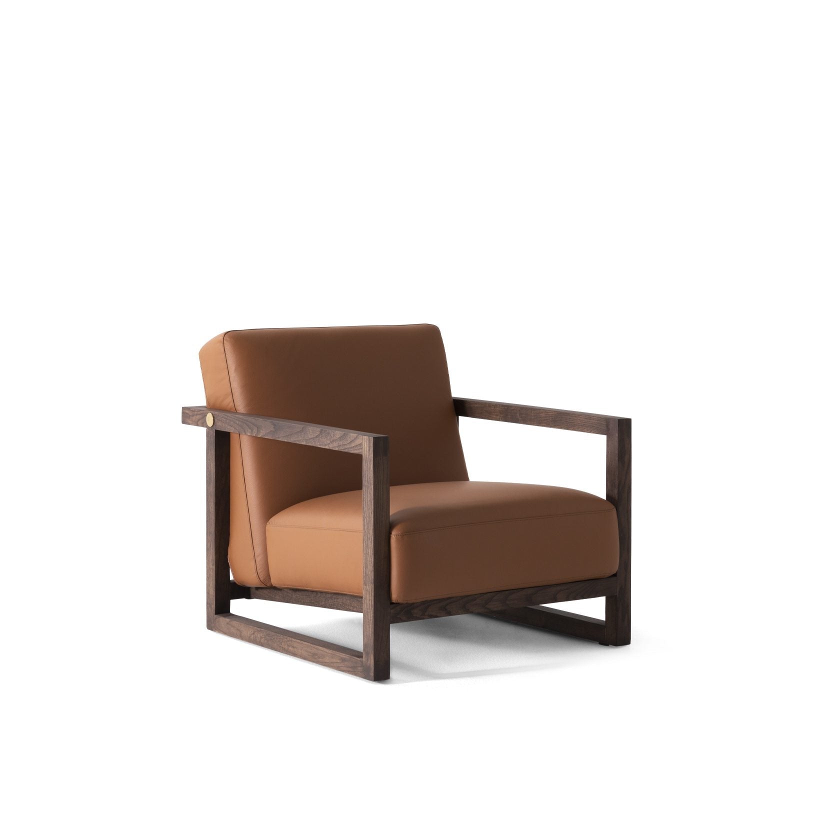 Кресло «Jenga» с естествена кожа