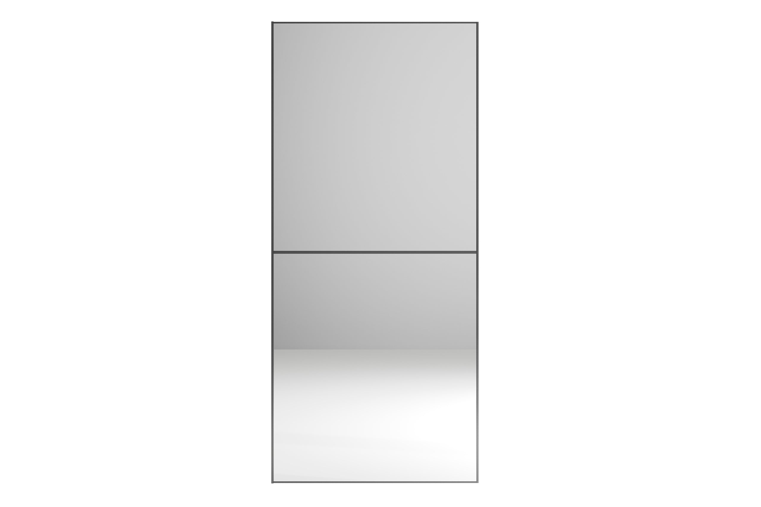 Плъзгащи врати за модулен гардероб «Alfa» - опушено стъкло, огледало, ПДЧ