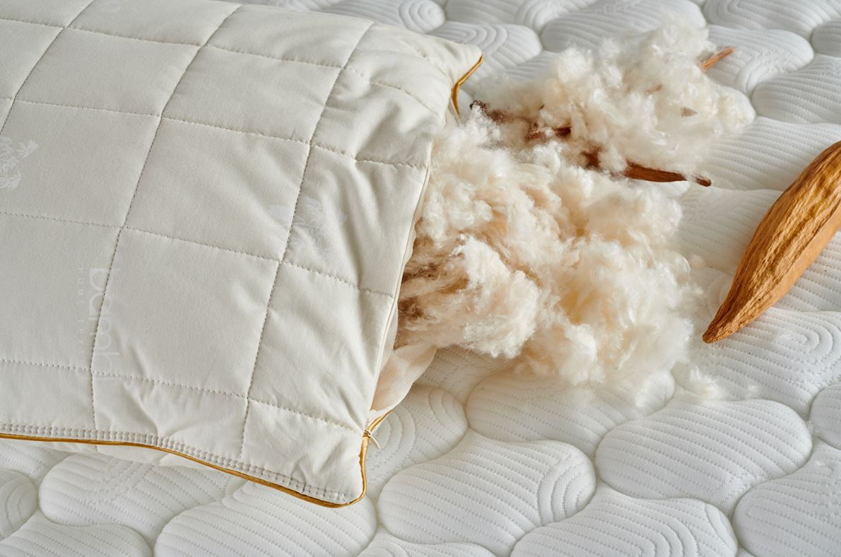 Възглавница «Kapok» с влакна от капок