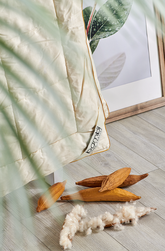 Олекотена завивка «Kapok» с влакна капок