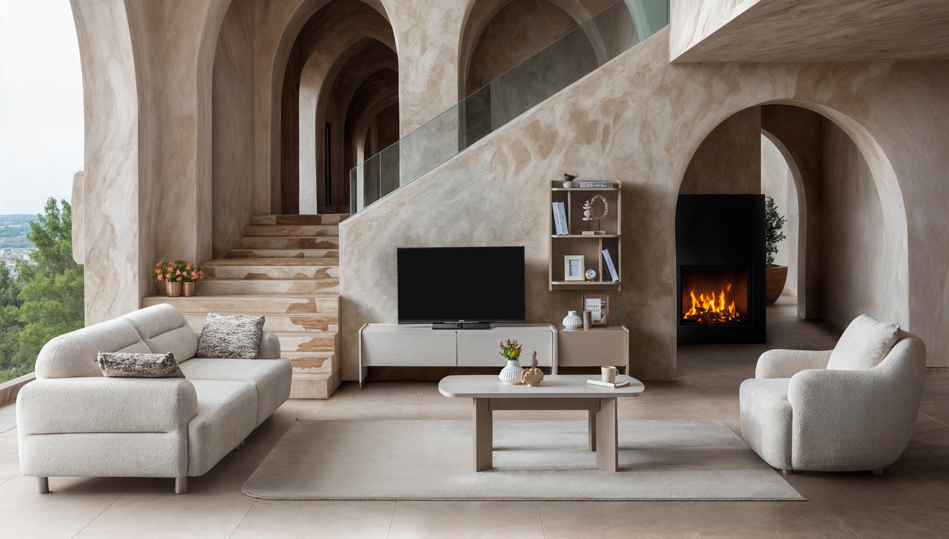 ТВ секция «Japandi»