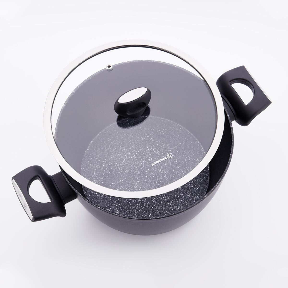 Тенджера с капак «Nora A2941» с гранитно покритие, размер 4.6л