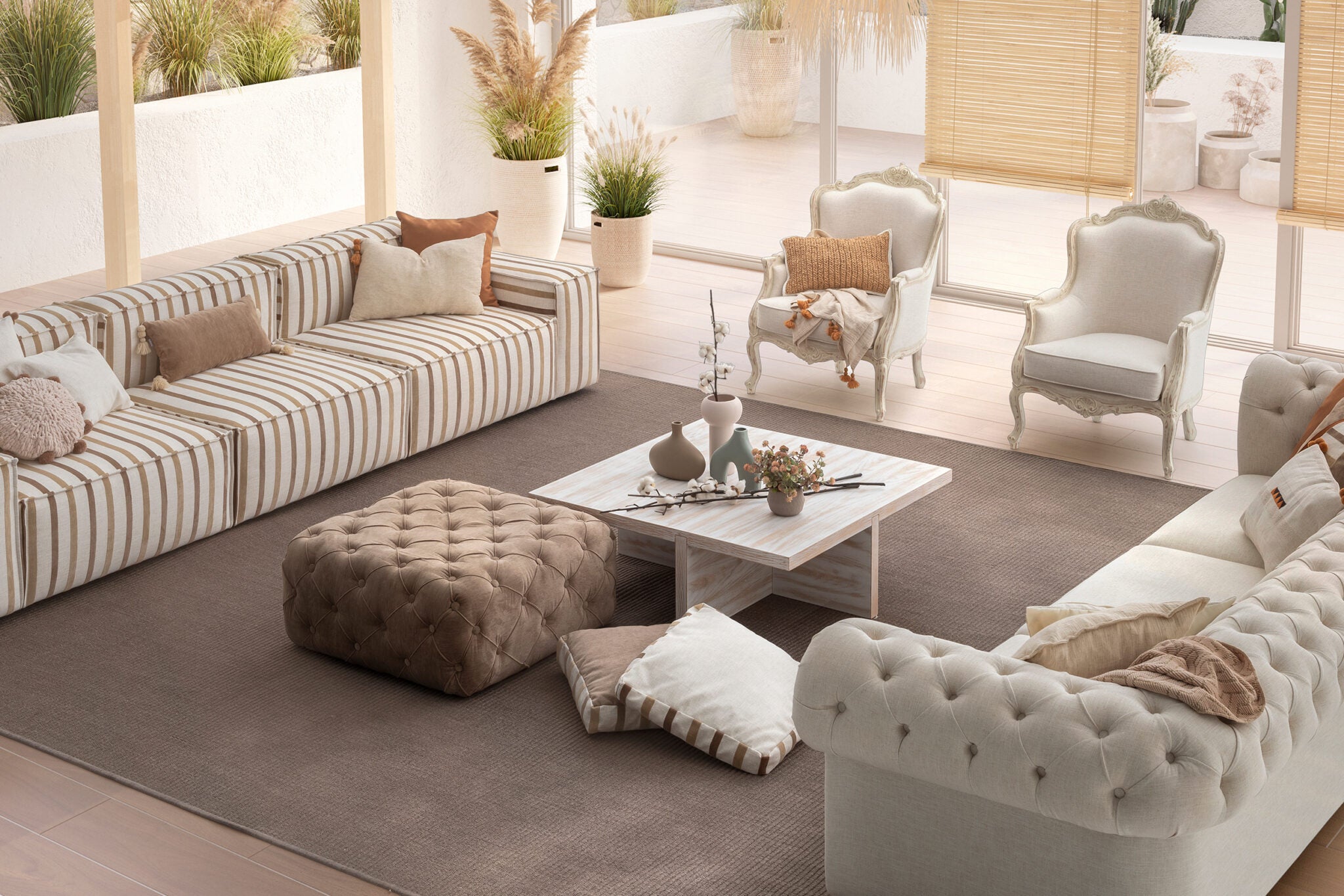 Холна маса «Lagom» с размер 103х36х103см