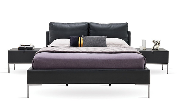 Тапицирано легло «Legato Black» + табла