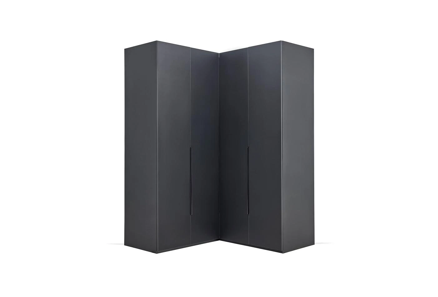 Ъглов гардероб «Legato Black» - ширина 152см