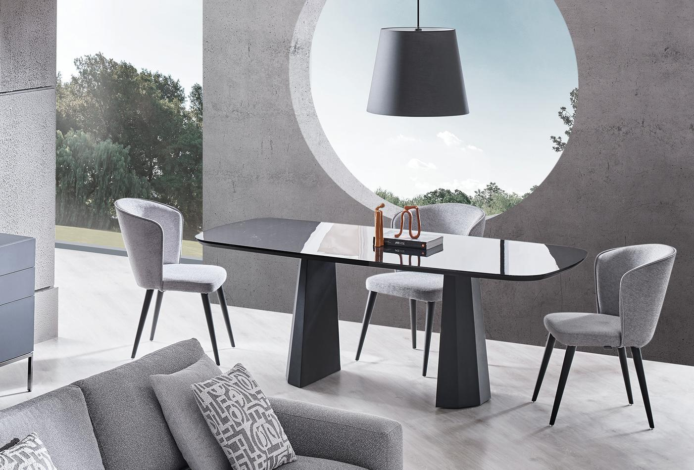 Трапезна маса «Legato Black» с размер 200х76х100см