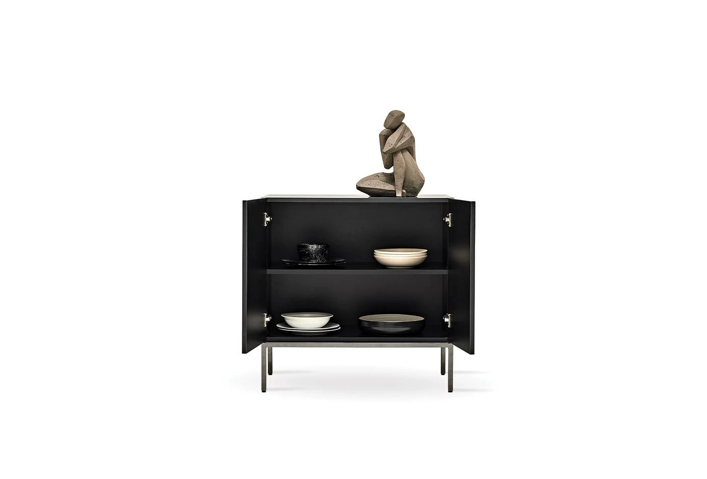 Шкаф «Legato Black» с размер 80х81х48см