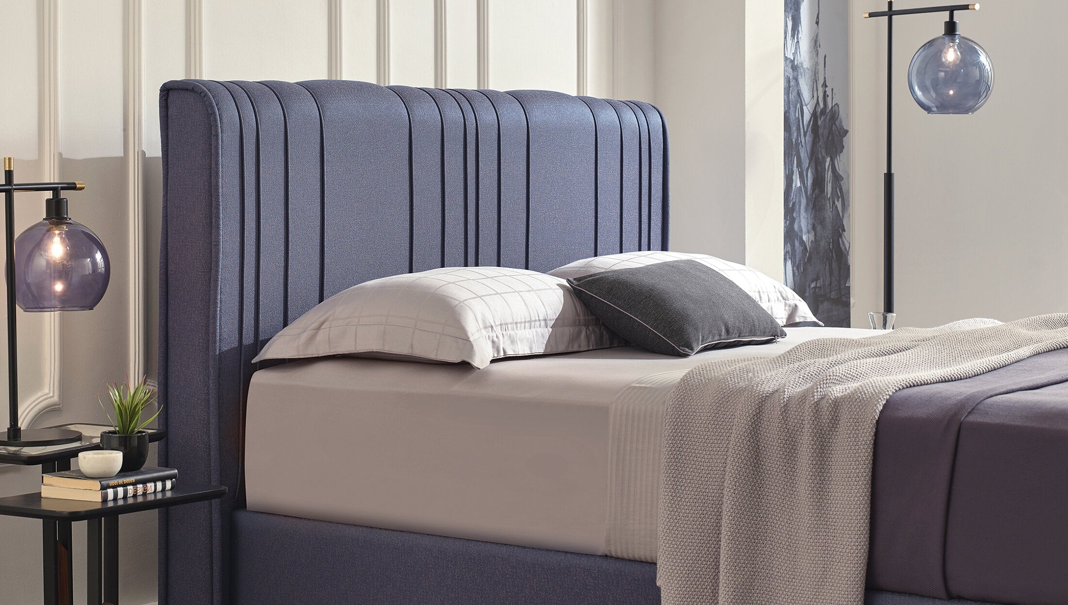 Тапицирана табла за легло «Liven»