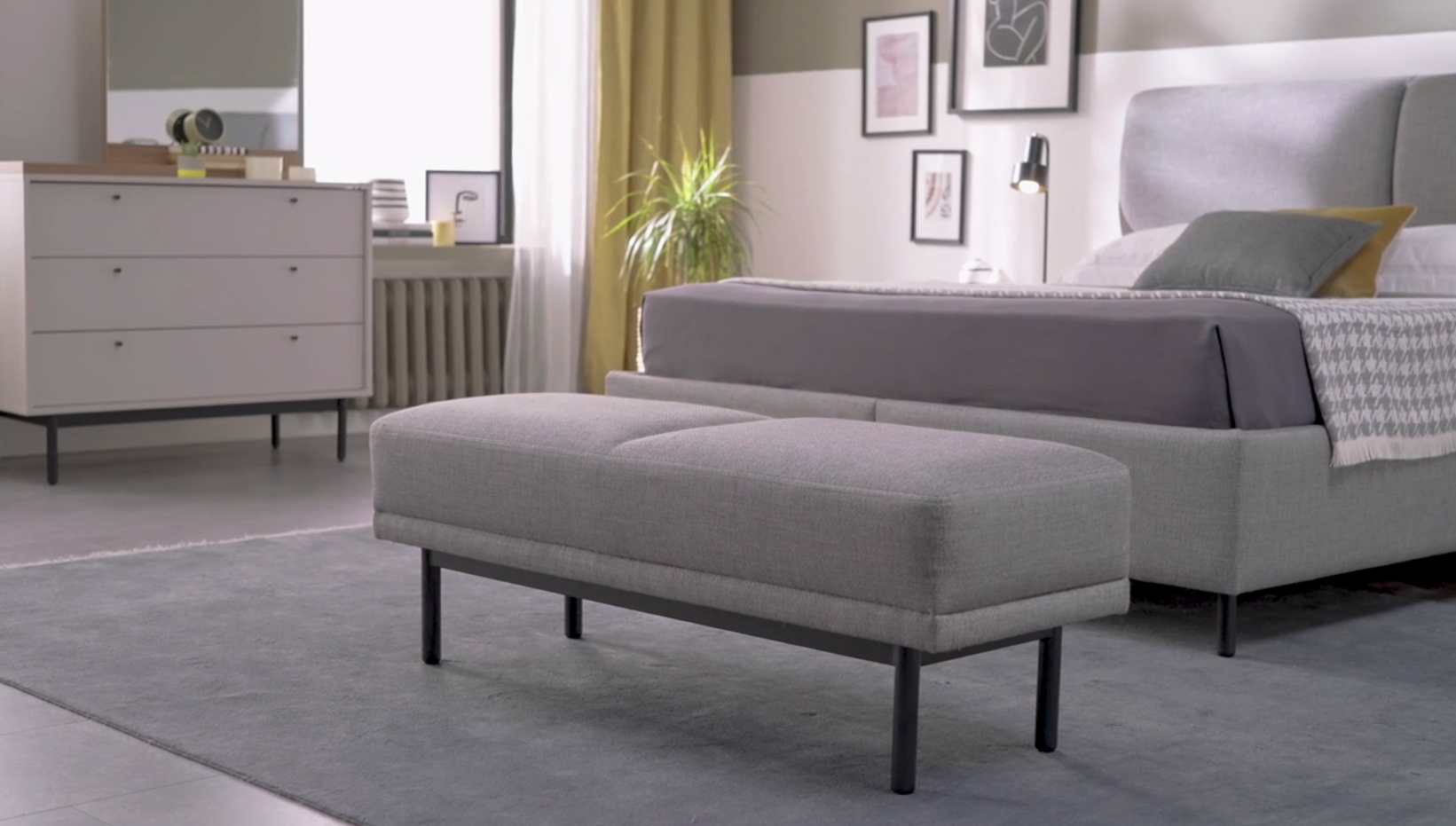 Пейка «Loreto» с размер 127х42х44см